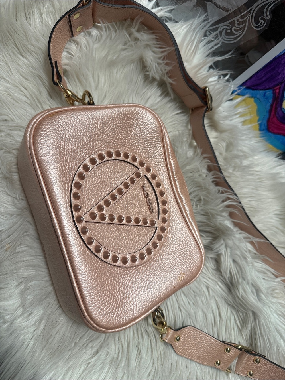 Blush studded Valentino bag